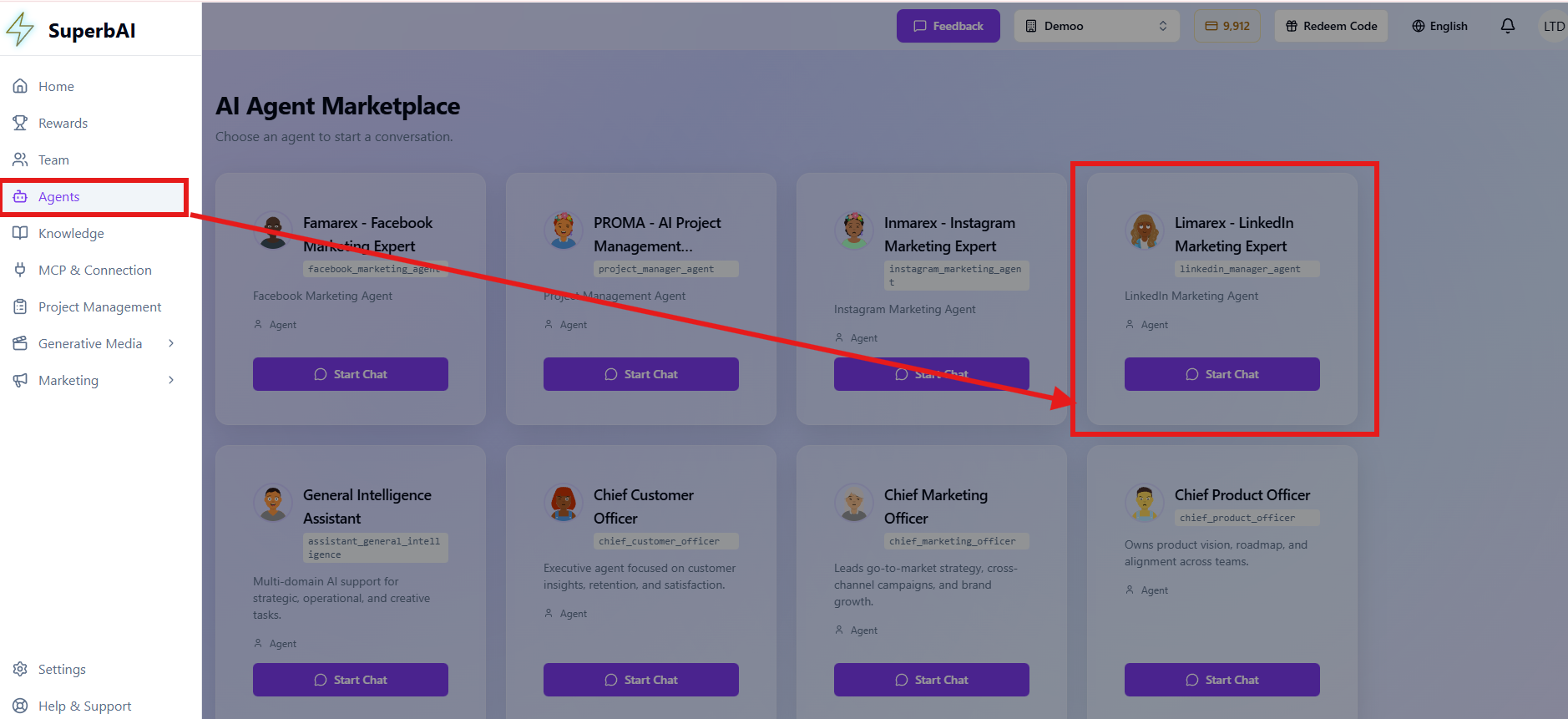 Limarex - Agent Location